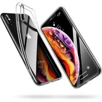 CoolGadget Handyhülle Transparent Ultra Slim Case für Apple iPhone X/XS 5,8 Zoll, Silikon Hülle Dünne Schutzhülle für iPhone X, iPhone XS Hülle