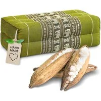 livasia Stützkissen Yogakissen (Classic) vegan und handgefertigt, 17x34x12cm, Kapok