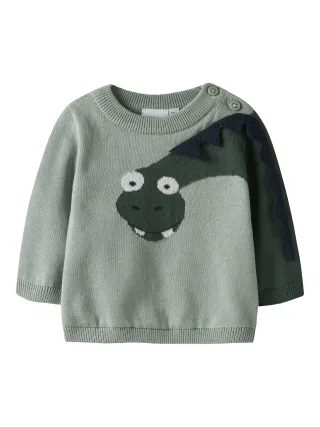 NAME IT - NBMNUTTI LS KNIT jadeite - Gr. - 56