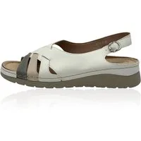 Nowaland Bequeme Damen Sandalen mit Fersenriemen Riemchensandale Stabiler Halt, weich gepolstert, flexibel und leicht
