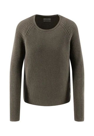FYNCH-HATTON - PULLOVER O-NECK COTTON dusty green - Gr. - S