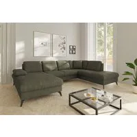 sit&more Wohnlandschaft Morris Jubi U-Form, B: 300 cm, mit Armteilfunktion & 1 Zierkissen, optional Schlaffunktion