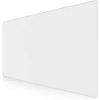 Titanwolf Gaming Mauspad XXXL Speed Mousepad 1200 x 600 x 3 mm, große Tischunterlage, rutschfest, abwaschbar, Geschwindigkeit & Präzision, weiß
