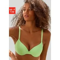 LASCANA Schalen-BH, T-Shirt-BH, Bügel-BH, Ela - perfect basic aus seidiger Microfaser, bequemer BH, große Größen