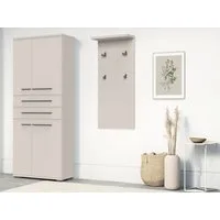 OTTO home Garderobenpaneel Opera, Wandregal, mit Haken, mit Regal, in Kaschmirfarbe, Wandgarderobe, Aufhänger, Höhe 100cm, mit 4 Hakken