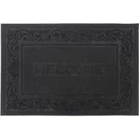 Kayoom Fußmatte Elegant Entry 425, rechteckig, Höhe: 6 mm, Türmatte, Gummi, Eingang, Welcome