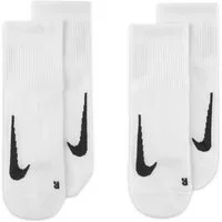 Nike Laufsocken U NK MLTPLIER ANKLE 2PR - 144 WHITE/BLACK