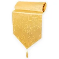 Haus und Deko Tischdecke Tischläufer Damast Ornamente klassisch Tischdecke (1-tlg)