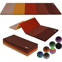 ALPIDEX Turnmatte ALPIDEX klappbare Turnmatte 185 x 78 x 3,2 cm RG 18