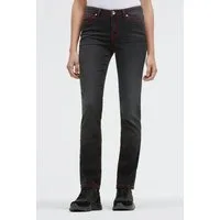 SOCCX Regular-fit-Jeans mit breiten Nähten