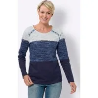 Sieh an! T-Shirt Rundhals-Shirt Langarm