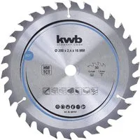 kwb Kreissägeblatt kwb Kreissägeblatt 200 x 16 mm - Schneller Schnitt, Hartmetall-Zähne, kwb Kreissägeblatt 200 x 16 mm - Schneller Schnitt, Hartmetall-Zähne