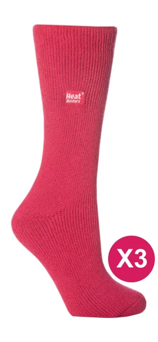 HEAT HOLDERS - 3er-Pack Multipack Damen Isolierte Thermo-Socken für den Winter