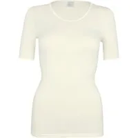 wobera NATUR Unterhemd Damenunterhemd oder T-Shirt mit 1/2 Arm aus Schurwolle und Seide
