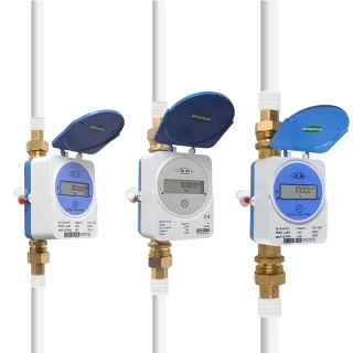 Tuya Smart Zigbe Ultrasonic Water Meter DN15 DN20 DN25 LCD Digital Display Water Flow Consumption Measurement IP68 Prote