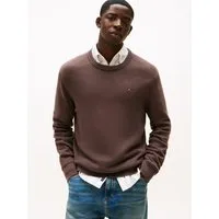 Tommy Jeans Rundhalspullover Slim fit mit Rundhalsausschnitt
