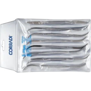 PFERD TOOLS Präzisions-Riffelfeilen-Set Typ 670 190mm Schweizer Hieb 0, grob - 19506702