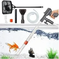 Diwzbyn Aquariumfilter Dreifunktionaler Aquarium-Bodengrundreiniger und Wasserwechsel-Set, Aquarium-Sauger und Wasserwechselwerkzeugset