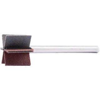 PFERD TOOLS Korund Fächerschleifer F Ø 25x20mm Schaft-Ø 6 mm Länge 60 mm Lamellen 6x2 Lamellen A120 - 44403254