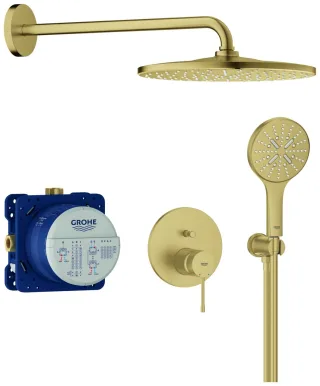 GROHE Unterputz-Duschsystem Essence 25287 2-WU KB RSH Mono 310 cool sunrise gebürstet, 25287GN0 25287GN0