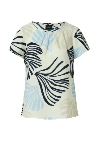 s.Oliver BLACK LABEL - Bluse mehrfarbig/creme - Gr. - 38