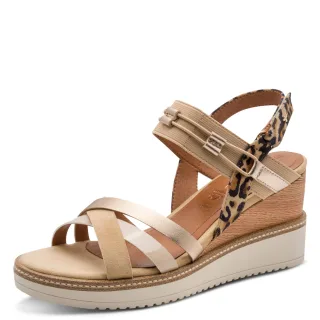 Tamaris - Da.-Sandalette tan comb - Gr. - 41