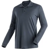 Maier Sports Langarm-Poloshirt Ulrich L/S Herren Polo langarm, leichtes Funktionsshirt, Langarmshirt, Reg. Fit