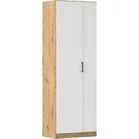 rauch Mehrzweckschrank Garderobe Kleiderschrank Schrank Schuhschrank Putzschrank MINOSA (Breiten 47/69/91/136 cm, Höhen 197/210 cm) In 4 Breiten mit vielen Einlegeböden für viel Stauraum MADE IN GERMANY