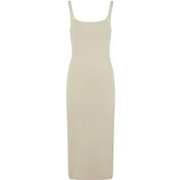 URBAN CLASSICS Shirtkleid Urban Classics Ladies Basic Long Cotton Jersey Dress (1-tlg)