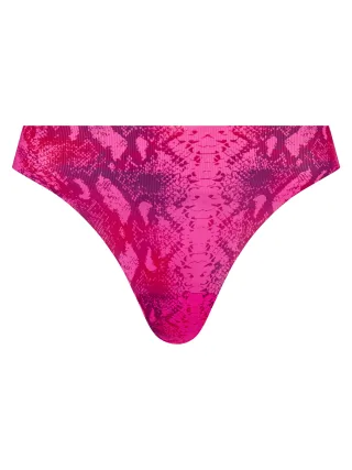 Chantelle Lingerie - Chantelle Pulpies Tanga pink snake - Gr. - 2XL