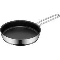 WMF Bratpfanne Mini Stielpfanne mit Antihaftversiegelung, 18 cm, Cromargan® Edelstahl rostfrei 18/10 (1-tlg., 18 cm), Mini