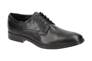 Ecco 62163450839 Melbourne Herren Schn?rschuhe Schwarz Flexibel & Bequem