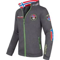 Nebulus Sweatjacke COMEBACK, P4118 - Herren, dunkelgrau, S