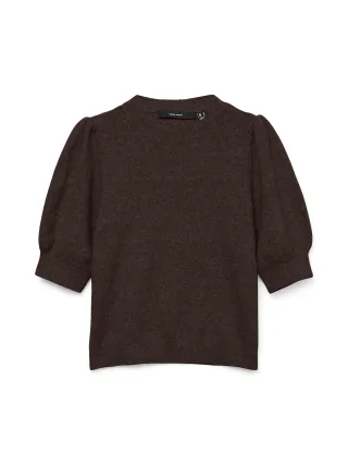 VERO MODA - VMDOFFY 2/4 O-NECK PULLOVER GA NOOS Chocolate Torte - Gr. - M