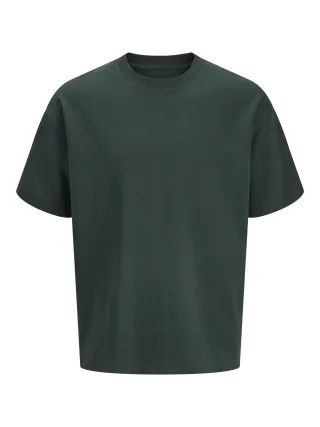 JACK&JONES - JJEBARRON TEE SS O-NECK NOOS Scarab - Gr. - S