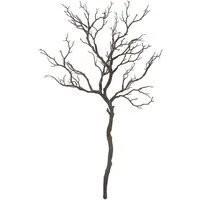 Kunstzweig Kunst-Haselnusszweig braun ca. 95 cm naturgetreu, 2474U, Höhe 95 cm