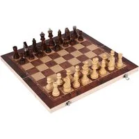 TUWENA Spiel 3 in 1 Schachspiel International Schach, Faltbare Schachbrett