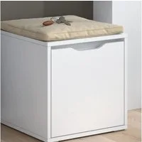 Vicco Schuhbank Ruben, Weiß, 40 x 40 cm (1-St)
