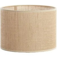 Light & Living Lampenschirm SENDAI, Stoff, Beige, Ø 25 cm, Metallhalterung