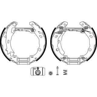Textar Bremsbacken hinten Citroen C2 C3 Lancia Ypsilon
