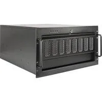 IPC 6U-6606, Server-Gehäuse schwarz, 6 Höheneinheiten