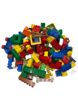 LEGO DUPLO 120x Bunte Bausteine Sondersteine zufällig Gemischte Formen & Größen
