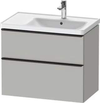 Duravit D-Neo Waschtischunterbau wandhängend Betongrau Matt 784x452x625 mm - DE43580BD070000 DE43580BD070000