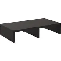 CARO-Möbel Monitorständer MONITOR, (Bildschrimerhöhung 50cm breit, Schreibtischaufsatz schwarz)
