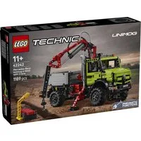 LEGO® Technic 42242 Mercedes-Benz Unimog U 5023 mit Kran Konstruktionsspielsteine, (Set, 1189 Teile)