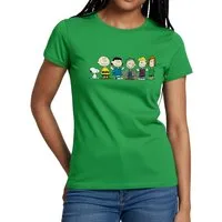 Spreadshirt T-Shirt Peanuts Snoopy Und Seine Freunde Frauen T-Shirt (1-tlg)