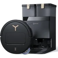 ECOVACS Saugroboter DEEBOT T50 Pro Omni Gen3, (Upgrade von T50 Pro Gen2/T50 Gen3)25000 Pa, Reinigung des Mopps bei 75°C, Heißlufttrocknung, 81 mm, AIVI 3D 3.0, autom. Zugabe v. Reinigungslösung
