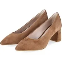 Kaerlek Kaerlek K131 LEGNO Damen Rauleder brown Keilpumps