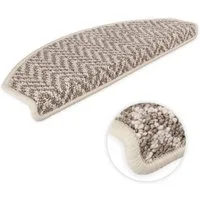 Metzker® Stufenmatte Stufenmatten Amsterdam, halbrund, Höhe: 6 mm, 15 Stück im Set - Anthrazit