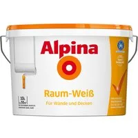 Alpina Wandfarbe Raum-Weiß 10 Liter matt